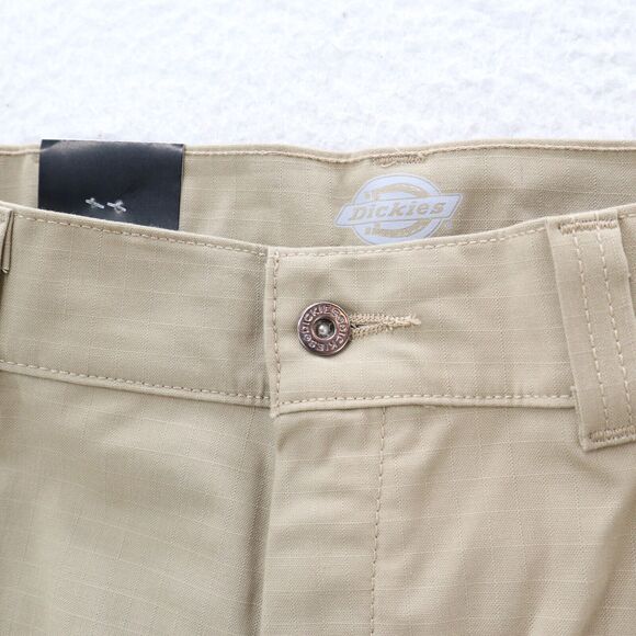 Dickies Cargo Shorts Men's 28 Khaki Skateboarding Flex Regular Fit Ripstop Tuff - Picture 3 of 9